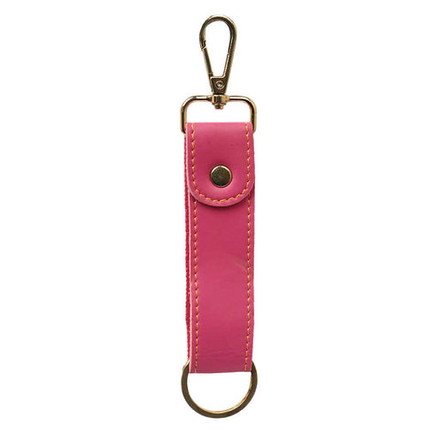 Personalized Keychain With Charms - Pink - Uncommongifts.in